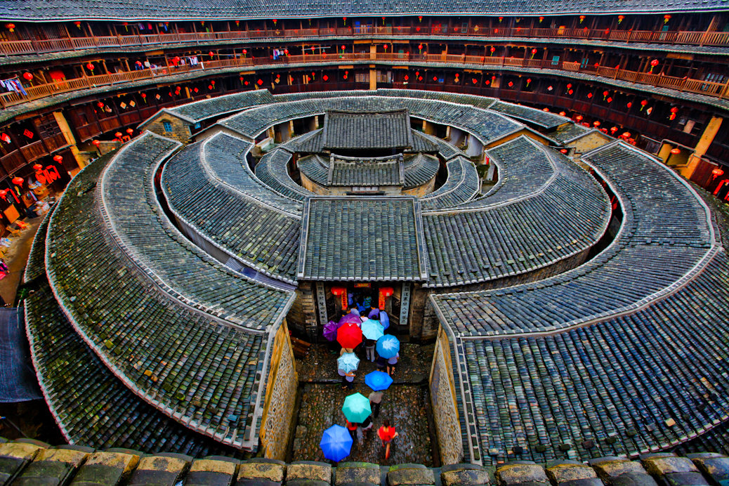 大魚海棠實(shí)景 客家土樓 大魚海棠實(shí)景 客家土樓