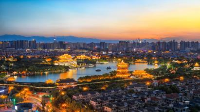 景點：大唐芙蓉園夜景